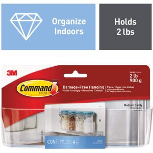 3M Command Medium Cabinet Organizer 2-packages Holds 2 lbs Decorate Damage-Free 3M Command Medium Cabinet Organizer 2-packages Holds 2 lbs Decorate Damage-Free