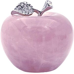 Unbranded 1PC Natural Rose Quartz Pink Apple Can Be Used for Couple Decorations Home Decor Unbranded 1PC Natural Rose Quartz Pink Apple Can Be Used for Couple Decorations Home Decor