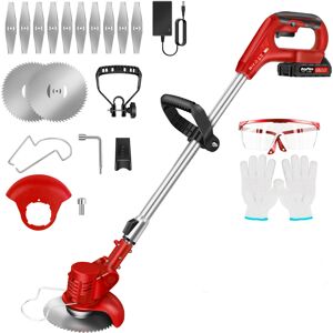 YouseaHome (With 2 Batteries) Cordless Grass Trimmer & Lawn Edger - Battery Powered Garden YouseaHome (With 2 Batteries) Cordless Grass Trimmer & Lawn Edger - Battery Powered Garden