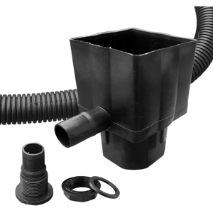 KetoPlastics water butt diverter kit fits round and square downpipes KetoPlastics water butt diverter kit fits round and square downpipes