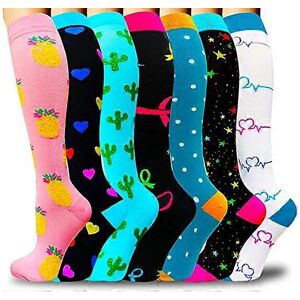 Unbranded (S-M, SET 11) Compression Socks For Women & Men Circulation 6 Pairs For Athletic Unbranded (S-M, SET 11) Compression Socks For Women & Men Circulation 6 Pairs For Athletic