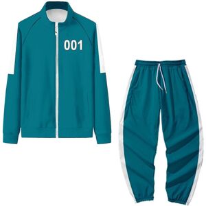 Unbranded (M) Squid Game Jacket Pants Sports Zipper Cardigan Digital 001 Printing Pocket Unbranded (M) Squid Game Jacket Pants Sports Zipper Cardigan Digital 001 Printing Pocket