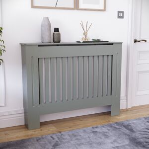 (Medium) Vida Designs Chelsea Radiator Cover Heating Guard Grey (Medium) Vida Designs Chelsea Radiator Cover Heating Guard Grey