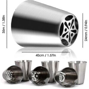 Unbranded 12pcs Russian Piping Tips, Russian Piping Nozzle Tips Stainless Steel -Ao Unbranded 12pcs Russian Piping Tips, Russian Piping Nozzle Tips Stainless Steel -Ao