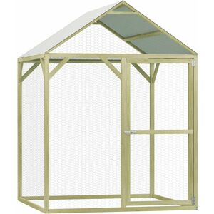 vidaXL Chicken Cage Outdoor Chicken Run Cage Chicken Coop Hen House Steel vidaXL Chicken Cage Outdoor Chicken Run Cage Chicken Coop Hen House Steel