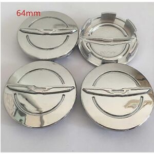 Unbranded (64mm silver cap) 4pcs 54mm 56mm 60mm 64mm Chrysler 300c Car Wheel Center Cover Unbranded (64mm silver cap) 4pcs 54mm 56mm 60mm 64mm Chrysler 300c Car Wheel Center Cover