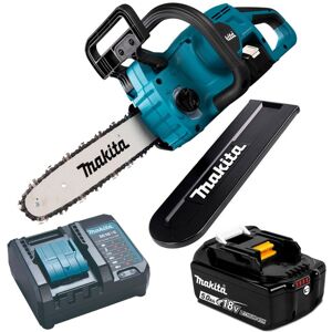 Makita DUC307ZX2 18v LXT Cordless Chainsaw Brushless 300mm 12" 1x 5.0Ah Battery Makita DUC307ZX2 18v LXT Cordless Chainsaw Brushless 300mm 12" 1x 5.0Ah Battery