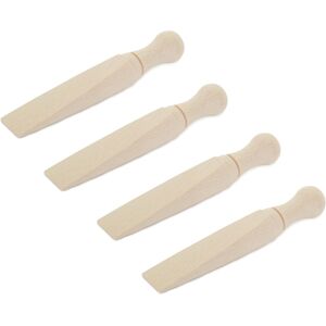 Carousel Home Pack Of 4 Beechwood Doorstop Wedge Traditional Wooden Door Wedge Door Stopper Carousel Home Pack Of 4 Beechwood Doorstop Wedge Traditional Wooden Door Wedge Door Stopper