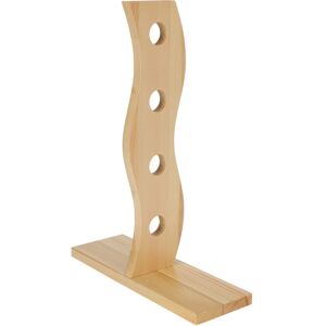 Carousel Home Pinewood 4 Bottle Free Standing Wine Rack Table Top Wooden Wine Bottle Holder Carousel Home Pinewood 4 Bottle Free Standing Wine Rack Table Top Wooden Wine Bottle Holder