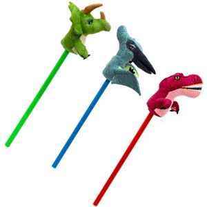 Carousel Home Pack of 3 Dinosaur Hobby Horses With Sound Kids Dinosaur Stick Horses With Roa Carousel Home Pack of 3 Dinosaur Hobby Horses With Sound Kids Dinosaur Stick Horses With Roa