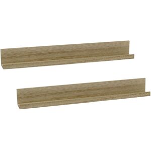 Carousel Home Pack of 2 Natural Wall Shelf Floating Spice Rack Ornament Photo Display Shelf Carousel Home Pack of 2 Natural Wall Shelf Floating Spice Rack Ornament Photo Display Shelf