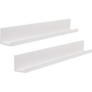 Carousel Home Set of 2 Slim White Wall Shelves Floating Spice Rack Ornament Photo Display Sh Carousel Home Set of 2 Slim White Wall Shelves Floating Spice Rack Ornament Photo Display Sh