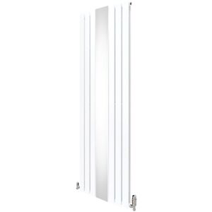 MonsterShop Flat Mirror Radiator & Valves - 1800mm x 565mm - White MonsterShop Flat Mirror Radiator & Valves - 1800mm x 565mm - White
