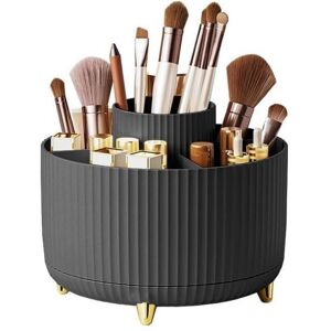 Unbranded (black) Rotating Makeup Organizer, 360 Degree Swivel, Minimalist Design, High Gl Unbranded (black) Rotating Makeup Organizer, 360 Degree Swivel, Minimalist Design, High Gl