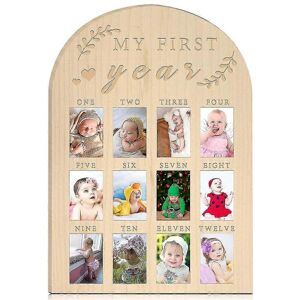 Unbranded Baby's Wooden Photo Frames Large Capacity Photo Shelfs for Household Unbranded Baby's Wooden Photo Frames Large Capacity Photo Shelfs for Household