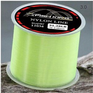 Unbranded (3.0) 120m Nylon Fishing Line Anti Curl Super Strong Pull Cut Water Quickly Wear Unbranded (3.0) 120m Nylon Fishing Line Anti Curl Super Strong Pull Cut Water Quickly Wear