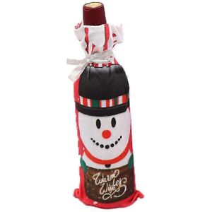 Unbranded (Snowman) Christmas Wine Bottle Bag Santa Snowman Elk Holiday Wine Bottle Decora Unbranded (Snowman) Christmas Wine Bottle Bag Santa Snowman Elk Holiday Wine Bottle Decora