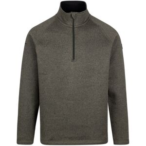 (M, Dark Vine) Trespass Mens Corsham Marl Half Zip Fleece Top (M, Dark Vine) Trespass Mens Corsham Marl Half Zip Fleece Top