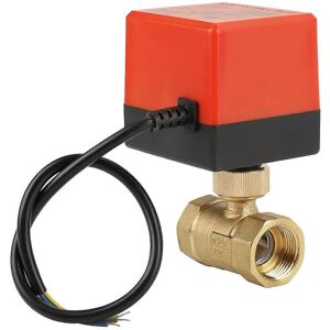 Unbranded Motorized Ball Valveac 12v G3/4" Dn20 Brass 2 Way Motorized Ball Electrical Valv Unbranded Motorized Ball Valveac 12v G3/4" Dn20 Brass 2 Way Motorized Ball Electrical Valv
