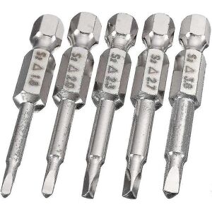 Unbranded Magnetic Triangle Head Screwdriver Bits, 50mm S2 Steel Triangular Tip Screw Driv Unbranded Magnetic Triangle Head Screwdriver Bits, 50mm S2 Steel Triangular Tip Screw Driv
