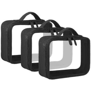 Unbranded Toiletry Bag with Handle Strap, Clear Travel Liquids Toiletries & Cosmetics Orga Unbranded Toiletry Bag with Handle Strap, Clear Travel Liquids Toiletries & Cosmetics Orga