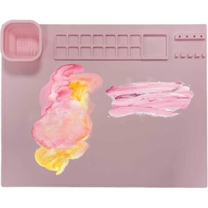 Unbranded (Pink) Silicone Painting Mat For Craft - Fast Drying Heat Proof Silicone Craft M Unbranded (Pink) Silicone Painting Mat For Craft - Fast Drying Heat Proof Silicone Craft M