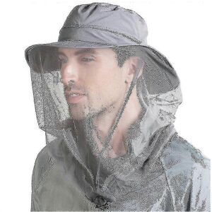 Unbranded (Gray) Mosquito Midge Head Net Hat Mesh Face Protection Cover Insect Bee,women M Unbranded (Gray) Mosquito Midge Head Net Hat Mesh Face Protection Cover Insect Bee,women M