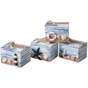 Unbranded (A) Mediterranean Storage Box Stylish Mini Travel Jewellery Organiser With Lids Unbranded (A) Mediterranean Storage Box Stylish Mini Travel Jewellery Organiser With Lids