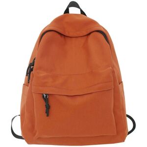 Unbranded (Brick Red) Simple Style Backpack Large Capacity All-match Travel Bag For School Unbranded (Brick Red) Simple Style Backpack Large Capacity All-match Travel Bag For School