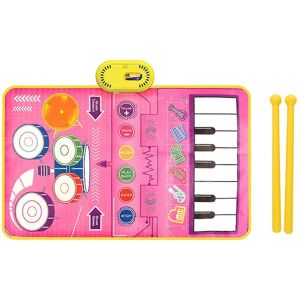 Unbranded (Pink) Electronic Jazz Drums Pad For Kids Parent-child Interactive Toys For Play Unbranded (Pink) Electronic Jazz Drums Pad For Kids Parent-child Interactive Toys For Play
