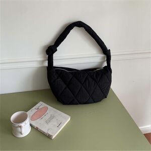 Unbranded (Black) Fashion Solid-color Handbag Dumpling Bag Multifunctional Large Capacity Unbranded (Black) Fashion Solid-color Handbag Dumpling Bag Multifunctional Large Capacity