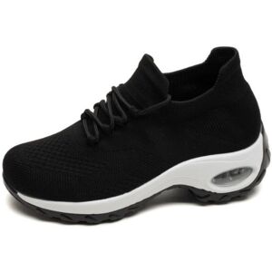 Unbranded (black olive, 38) Women's Breathable Knit Chunky Sneakers with Air Cushion, Unbranded (black olive, 38) Women's Breathable Knit Chunky Sneakers with Air Cushion,