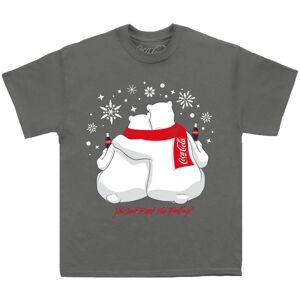 Coca Cola (M, Charcoal) Coca-Cola Unisex Adult Polar Bear T-Shirt Coca Cola (M, Charcoal) Coca-Cola Unisex Adult Polar Bear T-Shirt