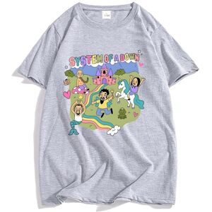 Unbranded (gray, L) System of A Down Band T-shirt 100% Cotton High Quality Soft Tee-shirt Unbranded (gray, L) System of A Down Band T-shirt 100% Cotton High Quality Soft Tee-shirt