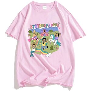 Unbranded (pink, M) System of A Down Band T-shirt 100% Cotton High Quality Soft Tee-shirt Unbranded (pink, M) System of A Down Band T-shirt 100% Cotton High Quality Soft Tee-shirt