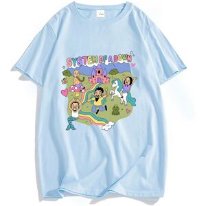Unbranded (as the picture, L) System of A Down Band T-shirt 100% Cotton High Quality Soft Unbranded (as the picture, L) System of A Down Band T-shirt 100% Cotton High Quality Soft