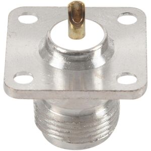 Unbranded N Type Female Jack Rf Coax Connector 4-hole Panel Mount Unbranded N Type Female Jack Rf Coax Connector 4-hole Panel Mount