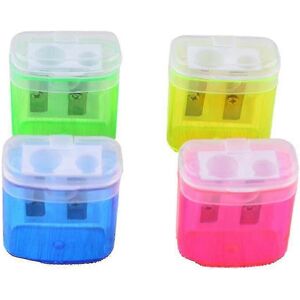 Unbranded 4 Pcs Pencil Sharpeners , Manual Pencil Sharpener with Cover Dual Hole Pencil Sh Unbranded 4 Pcs Pencil Sharpeners , Manual Pencil Sharpener with Cover Dual Hole Pencil Sh