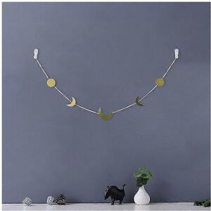 Unbranded Metal Round Piece Sun And Moon Shaped Hanging Decoration Living Room Photo Displ Unbranded Metal Round Piece Sun And Moon Shaped Hanging Decoration Living Room Photo Displ