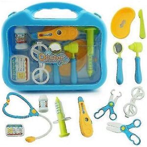 Unbranded (Blue No Led) Children Medical Pretend Doctor Kit Play Toy Set&case Doctor Nurse Unbranded (Blue No Led) Children Medical Pretend Doctor Kit Play Toy Set&case Doctor Nurse