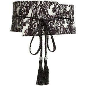 Unbranded (Black) Exquisite Women Belts Style Hand-embroidered Waist Band Unbranded (Black) Exquisite Women Belts Style Hand-embroidered Waist Band