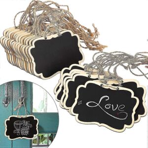 Unbranded Chalkboard Tags Hanging Wooden Mini Chalkboard Signs Wooden Chalkboard Tags, Han Unbranded Chalkboard Tags Hanging Wooden Mini Chalkboard Signs Wooden Chalkboard Tags, Han