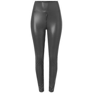 Unbranded (M, Black) Womens Faux Leather Leggings High Waisted Leather Slim Trousers Stret Unbranded (M, Black) Womens Faux Leather Leggings High Waisted Leather Slim Trousers Stret