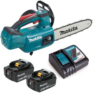 Makita DUC254RTE 18v LXT Cordless Brushless 25cm Chainsaw Top Handle 2 x 5.0ah Makita DUC254RTE 18v LXT Cordless Brushless 25cm Chainsaw Top Handle 2 x 5.0ah