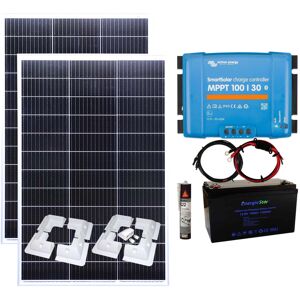 Lowenergie Victron 300w Solar Panel Kit MPPT Smart Controller Lithium BatteryMount with Mou Lowenergie Victron 300w Solar Panel Kit MPPT Smart Controller Lithium BatteryMount with Mou