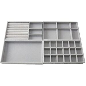 Unbranded Set Of 4 Jewellery Storage Drawers, Jewellery Tray, Stackable Unbranded Set Of 4 Jewellery Storage Drawers, Jewellery Tray, Stackable