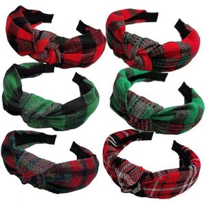 Unbranded 6pcs Christmas Knotted Headbands Fashion Vintage Turban Hair Band Retro Wide Unbranded 6pcs Christmas Knotted Headbands Fashion Vintage Turban Hair Band Retro Wide