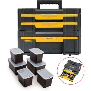 Dewalt TStak Twin Pack IV + III Tool Storage Box + 2 Shallow Drawers + Deep Draw Dewalt TStak Twin Pack IV + III Tool Storage Box + 2 Shallow Drawers + Deep Draw