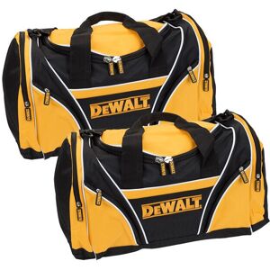 2 x Dewalt Tool Bag 18" 46cm Toolbag Yellow Black Open Top DIY Gym Tools Holdall 2 x Dewalt Tool Bag 18" 46cm Toolbag Yellow Black Open Top DIY Gym Tools Holdall