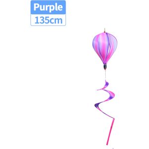 CLOSKYE (Purple) Wind Chimes Rainbow Hot Air Balloon Wind Spinner Rotating Sequin Windmi CLOSKYE (Purple) Wind Chimes Rainbow Hot Air Balloon Wind Spinner Rotating Sequin Windmi